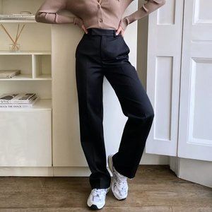 NWOT Aritzia Babaton Agency High Waisted Straight Trouser Pants